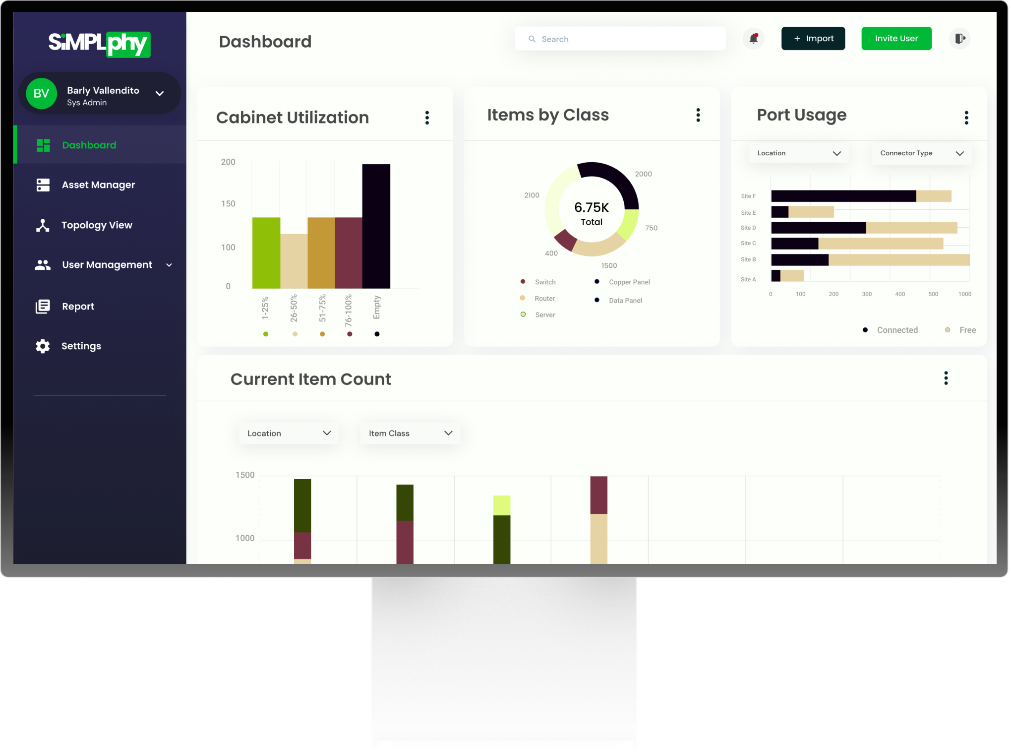 SiMPLphy is an advanced data center connectivity management software ...